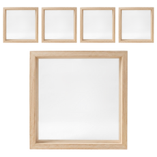 A-ONE 匯旺 雙層彩繪壓花壓克力木質畫框 20 x 20cm, 5個, 20x20cm