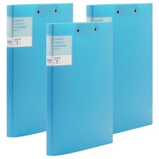 lc-613d b pp 馬卡龍色系 右中強力夾+左上板夾 藍/ 個, 3入, 藍色