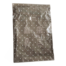 旅行壓縮袋套裝 手捲式真空壓縮袋 2入 防漏滑片 雙層密封, 小 50 x 35cm, 1組