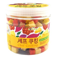 퍼피아이 강아지 셰프쿠킹 간식, 혼합맛(소고기/치즈/고구마), 400g, 1개