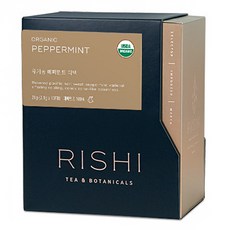 Rishi Tea 有機薄荷茶包, 2.1g, 10個