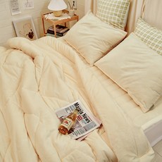 BAZAAR Time 素色 5mm 長毛極細纖維冬被, 香草色