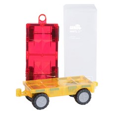 MNTL 磁力建構片 駕駛員 紅色 + 黃色 0.35kg 2片, 1組
