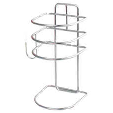 不鏽鋼吹風機架, 10x9.5x18.5cm, 附透明無痕掛勾, 台灣製, 1個