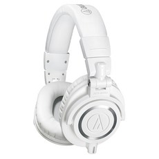 audio-technica 鐵三角 監聽耳機 原廠保固, ATH-M50x, 白色