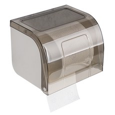 Saenghwalgongsik 黏貼式防水手機架衛生紙架, 白色 + 黑色, 1個