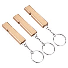 포커머스 호신용 호루라기, 골드, 3개