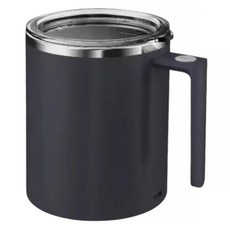 Mufasa 電動磁力攪拌杯 升級款 黑色 360ml 316不鏽鋼內膽 IP67防水 Type-C充電, miban2