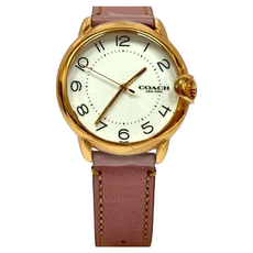 COACH 蔻馳 經典 Arden 女錶 象牙白 玫瑰金 36mm