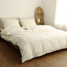 아망떼 코튼벨 홑겹 이불커버 광목, 네츄럴