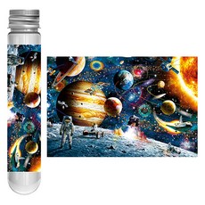 시험관속에 들어있는 어려운 퍼즐, 150피스, 우주여행자, 1개