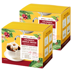 gomgom 哥倫比亞單一產區濾掛式咖啡, 7g, 15入, 2個