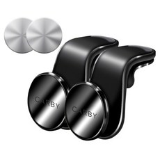 MURO 無路 Carby 車用出風口磁吸支架 + 金屬 2p 套組, 2套, 混合色