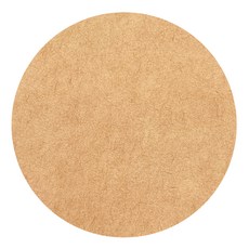 素色牛皮紙便條貼紙 5cm, 混色, 240個