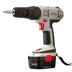 스위스밀리터리 14.4V 무선 해머드릴, 1개