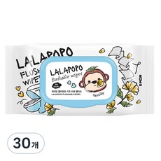 케이맘 랄라포포 키즈 비데물티슈 캡형, 55g, 70매, 30개