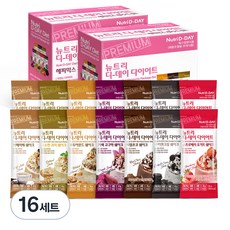 뉴트리디데이 다이어트 해피믹스 패키지 세트, 350g, 16세트
