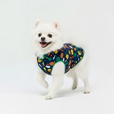 Leto 狗狗雙面穿鋪棉背心, 海軍+綠色