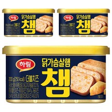 Harim Cham 雙倍起司雞胸肉火腿, 200g, 3個