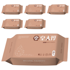 皇太厚 EDI超純水濕紙巾 水漾奶沐 掀蓋包, 1入, 6包