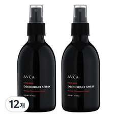AVCA 男士除臭噴霧 木質費洛蒙香, 12個, 200ml