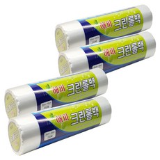 해피크린 식품 포장용 롤백 대 30cm x 40cm, 대(L), 200개입, 4개