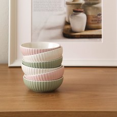 French Living Liv 小菜盤 小 3款 x 2入組, 粉紅色2個, 綠色2個, 白色2個, 粉紅色, 綠色, 白色, 1套