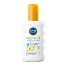 NIVEA 妮維雅 SUN 專業級防曬噴霧 敏弱益膚 SPF50+, 200ml, 1瓶