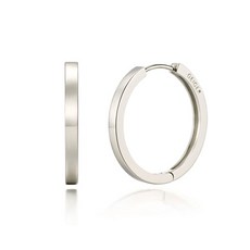 GEIGER 女性用單扣式銀針環形耳環 GISVEE034