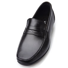 VONIN HOMME 男士牛皮柔軟彈性皮革便士駕車樂福鞋 CO058BK