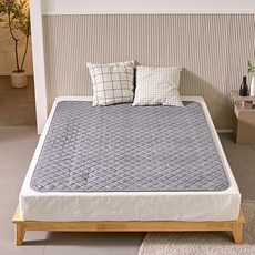 GOMPYO 無電磁波安全電熱毯 灰色, 雙 (135 x 180 厘米)