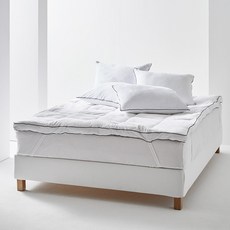 라뽐므 노르빅 극세사 겨울 토퍼, 어반 화이트