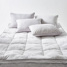 라뽐므 노르빅 극세사 겨울 토퍼, 애쉬그레이