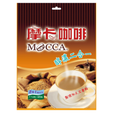 MOCCA 摩卡 醇濃二合一咖啡, 11g, 25包, 1袋