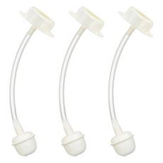 Simba 小獅王辛巴 專利蝶型寬口自動吸管組 寬口奶瓶270ml適用 M 12cm, 3組, 270ml, 3-LPN0-1-1