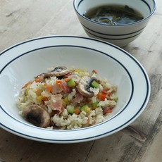 ROUND N FLAT Helix義大利麵盤 2款 各2入組, 白色, 藍色, 1套