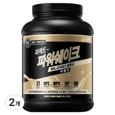 칼로바이 퍼펙트 파워쉐이크 블렌드 단백질쉐이크 곡물맛 60회분, 1.8kg, 2개