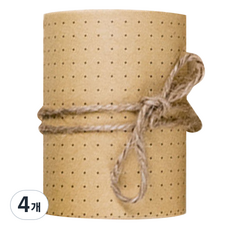 특별한상점 빈티지 DIY 다이어리꾸미기 스티커 60mm x 3m, 도트, 4개