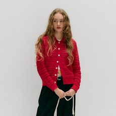 던스트 여성용 오픈 카라 가디건 UDSW5A105