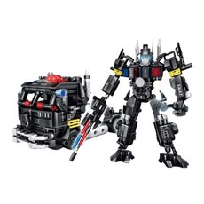 樂毅 特警英勇戰士二變 8歲以上兒童 ABS塑膠 積木玩具, LY88085, 1個