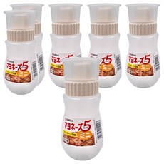 NAKAYA 多孔防漏擠壓調料瓶 白色 6個, 260ml, 1組