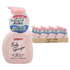 pigeon 貝親 洗髮慕斯 粉色花香, 350ml, 20瓶