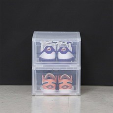 아이리스 신발정리함 대형 NSB-M340, 반투명, 2개