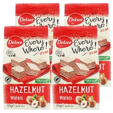 榛果威化餅, 125g, 4包