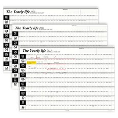 Iciel design 海報日曆2023, 3個, 黑色