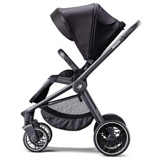 DAIICHI Allee推車+內座椅+防風腳套, Black Frame+Black City(Seat)