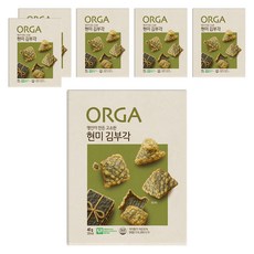 ORGA WHOLE FOODS 糙米炸海苔脆片, 40g, 6個