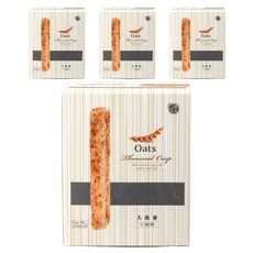 口福不淺 大燕麥千層棒, 酥酥脆脆, 添加營養麥片穀物, 無添加化學成分, 120g, 4盒