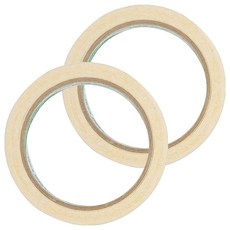 北極熊 超強雙面布膠帶 7Y x 18mm, 黃色, 2個