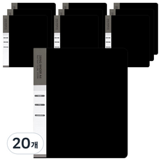 레드루프 O링 바인더 A4 3공 315 x 250 x 23 mm, 블랙, 20개